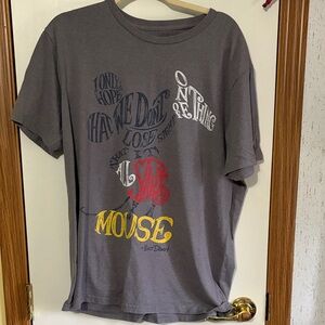 Disney Men's Crewneck Sweater in Gray